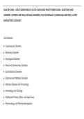 AGACNP EXAM - ADULT GERONTOLOGY ACUTE CARE NURSE PRACTITIONER EXAM&ndash; QUESTIONS AND&NewLine;ANSWERS &vert; VERIFIED AND WELL DETAILED ANSWERS &vert; PLUS RATIONALES &vert; DOWNLOAD AND PASS &vert; LATEST&NewLine;EXAM UPDATE 2026&sol;2027