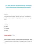 HESI Dosage Calculation Exam Newest 2026&sol;2027 Questions and &NewLine;Correct Detailed Answers Already Graded A&plus; with Rationales 