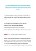 HESI Medical-Surgical Nursing Exam Practice Newest 2026&sol;2027 &NewLine;Questions and Correct Detailed Answers with Rationales Already &NewLine;Graded A&plus;