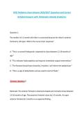 HESI Pediatrics Exam Newest 2026&sol;2027 Questions and Correct &NewLine;Detailed Answers with  Rationales Already Graded A&plus; 