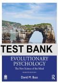 Evolutionary Psychology 7th Ed Test Bank &vert; David M&period; Buss