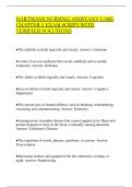 HARTMANS NURSING ASSISTANT CARE CHAPTER 5 EXAM SCRIPT WITH VERIFIED SOLUTIONS&period;pdf&NewLine;&NewLine;