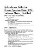 2026&sol;2027 Saskatchewan Collection System Operator Exam&colon; S-Tier Master Test Bank & Study Guide