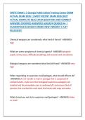 GPSTC EXAM 1 &vert; Georgia Public Safety Training Center EXAM &NewLine;ACTUAL EXAM 2026 &vert;&vert; MOST RECENT EXAM 2026&vert;2027 &NewLine;ACTUAL COMPLETE REAL EXAM QUESTIONS AND CORRECT &NewLine;ANSWERS &lpar;VERIFIED ANSWERS&rpar; ALREADY GRADED A&plus; &vert; &NewLine;GUARANTEED SUCCESS&excl;&excl; BRAND NEW VERSION&excl; &vert; JUST 