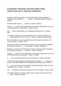 BLUEPRINT READING FOR WELDERS FINAL QUESTIONS WITH VERIFIED ANSWERS