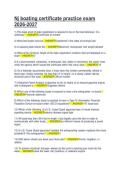 Nj boating certificate practice exam 2026-2027