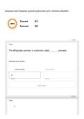 WELDING PRINT READING QUIZZES QUESTIONS WITH VERIFIED ANSWERS