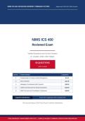 NIMS ICS 400 ACTUAL EXAM 2026&sol;2027 &vert; Reviewed Verified Questions & Correct Answers &vert; Advanced Incident Command System &vert; Graded A&plus; &vert; Pass Guaranteed&NewLine;&NewLine;