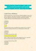 CompTIA PenTest&plus; Exam Test Bank 1 with a review of 435 latest real exam questions and Correct Answers&sol; CompTIA PenTest&plus; Exam Prep Test bank 1 