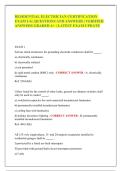 RESIDENTIAL ELECTRICIAN CERTIFICATION EXAM 1-6 &vert; QUESTIONS AND ANSWERS &vert; VERIFIED ANSWERS GRADED A&plus; &vert; LATEST EXAM UPDATE&NewLine;&NewLine;
