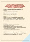 WGU D686 OPERATING SYSTEMS FOR COMPUTER SCIENTISTS OBJECTIVE ASSESSMENT &lpar;OA&rpar; FINAL EXAM 2026&sol;2027 &vert; PRACTICE QUESTIONS WITH VERIFIED ANSWERS &NewLine; AND DETAILED RATIONALES &vert; LATEST UPDATE 