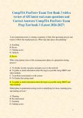 Bundle for CompTIA PenTest&plus; Exam Test Banks 1&comma; 2&comma; and 3 with a review of 1300&plus; latest real exam questions and Correct Answers&sol; CompTIA PenTest&plus; Exam Prep Test Banks bundle