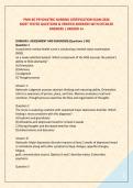 PMH-BC PSYCHIATRIC NURSING CERTIFICATION EXAM 2026 MOST TESTED QUESTIONS & VERIFIED ANSWERS WITH DETAILED ANSWERS &vert; GRADED A&plus; 