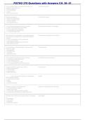 PATHO 370 Chapters 36&ndash;41 &vert; Practice Questions & Answers &vert; West Coast University Pathophysiology 2026&sol;2027
