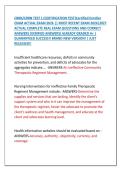 CRRN&sol;CRRN TEST 1 &lpar;CERTIFICATION TEST&rpar;Certified Enroller &NewLine;EXAM ACTUAL EXAM 2026 &vert;&vert; MOST RECENT EXAM 2026&vert;2027 &NewLine;ACTUAL COMPLETE REAL EXAM QUESTIONS AND CORRECT &NewLine;ANSWERS &lpar;VERIFIED ANSWERS&rpar; ALREADY GRADED A&plus; &vert; &NewLine;GUARANTEED SUCCESS&excl;&excl; BRAND NEW VERSION&excl; &vert; JU