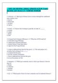  NATE GAS HEATING &lbrack;2026&rsqb; UPDATED ACTUAL Exam &vert;&NewLine;Question and Answer &vert; A&plus; VERIFIED ANSWERS&NewLine; 