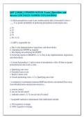 QSP &lbrack;2026&rsqb; UPDATED ACTUAL Exam &vert; Question and&NewLine;Answer &vert; DETAILED ANSWER EXPLANATIONS&NewLine;