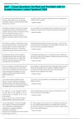 AHIP Module 5 Questions & Answers Updated 2026&sol;2027 &ndash; Medicare Advantage&comma; SEP&comma; OEP&comma; ICEP&comma; Enrollment&comma; CMS Rules &ndash; Instant Download&NewLine;