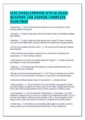LSAT &lbrack;2026&rsqb; UPDATED ACTUAL Exam &vert;&NewLine;Question and Answer &vert; COMPLETE&NewLine;EXAM PREP