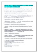 NSG527 FINAL &lbrack;2026&rsqb; UPDATED ACTUAL Exam &vert; Question&NewLine;and Answer &vert; A&plus; ANSWER GUIDE
