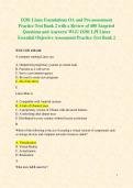 D281 Linux Foundations OA and Pre-assessment Practice Test Bank 2 with a Review of 400 Targeted Questions and Answers&sol; WGU D281 LPI Linux Essential Objective Assessment Practice Test Bank 2