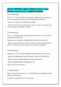 NSG527 MIDTERM &lbrack;2026&rsqb; UPDATED ACTUAL Exam &vert;&NewLine;Question and Answer &vert; A&plus; VERIFIED ANSWERS