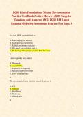 D281 Linux Foundations OA and Pre-assessment Practice Tests 1&comma;2  and 3 Bundle with a Review of 1000&plus; Targeted Questions and Answers&sol; WGU D281 LPI Linux Essential Objective Assessment Practice Test Banks Bundle