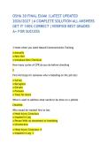 OSHA 30 Final Exam Study Guide &vert; 2026&sol;2027
