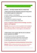 MSN 612 Final Exam Topics Advanced Nursing Practice Study Guide 2026&sol; 2027 &vert; 100&percnt; Verified with Correct Questions and Answers with Rationales