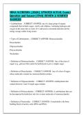 HOSA NUTRITION &lbrack;2026&rsqb; UPDATED ACTUAL Exam &vert;&NewLine;Question and Answer &vert; FINAL REVIEW & VERIFIED&NewLine;ANSWERS