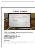 ATI RN Pediatric Nursing 2026 &ndash; Practice Exam Q&A&NewLine;&NewLine;