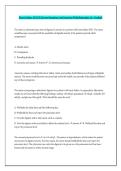 Heart Failure NCLEX Review Questions And Answers With Rationales &lpar;A&plus; Graded&rpar;