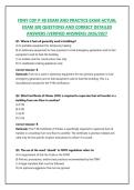 FDNY COF P-98 EXAM AND PRACTICE EXAM ACTUAL EXAM 300 QUESTIONS AND CORRECT DETAILED ANSWERS &lpar;VERIFIED ANSWERS&rpar; 2026&sol;2027