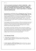 NU 545 EXAM 1 STUDY GUIDE &lpar;2026&sol;2027&rpar; &mdash; PATHOPHYSIOLOGY &mdash; UNIVERSITY OF SOUTH ALABAMA &lbrack;QUESTION 1-200&rsqb; AND ANSWERS UPDATED 2026&sol;2027 &vert; 100&percnt; VERIFIED &vert; DETAILED RATIONALES &ndash; PASS GUARANTEED A&plus; GRADED &vert; INSTANT DOWNLOAD