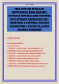 Peer Support Specialist Certification Exam Prep 2026-2027&colon; 260&plus; Practice Questions with Verified Answers & Detailed Rationales &vert; Complete Study Guide for Core Values&comma; Ethics&comma; Recovery Principles&comma; Communication&comma; Trauma-Informed Care&comma; Cultural Competence&comma; C