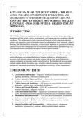 ACTUAL EXAM NU 545 UNIT 1 STUDY GUIDE &mdash; THE CELL&comma; &NewLine;GENES AND GENE-ENVIRONMENT INTERACTION&comma; AND &NewLine;MECHANISMS OF SELF-DEFENSE &lbrack;QUESTION 1-200&rsqb; AND &NewLine;ANSWERS UPDATED 2026&sol;2027 &vert; 100&percnt; VERIFIED &vert; DETAILED &NewLine;RATIONALES &ndash; PASS GUARANTEED A&plus; GRADED &vert; INSTANT &NewLine;D