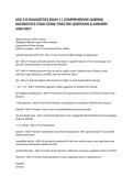 NSG 535 DIAGNOSTICS EXAM 1 &vert; COMPREHENSIVE NURSING DIAGNOSTICS STUDY GUIDE&comma; PRACTICE QUESTIONS & ANSWERS 2026&sol;2027