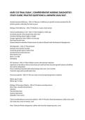 NURS 535 FINAL EXAM &vert; COMPREHENSIVE NURSING DIAGNOSTICS STUDY GUIDE&comma; PRACTICE QUESTIONS & ANSWERS 2026&sol;2027