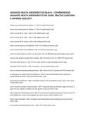 ADVANCED HEALTH ASSESSMENT 500 EXAM 1 &vert; COMPREHENSIVE ADVANCED HEALTH ASSESSMENT STUDY GUIDE&comma; PRACTICE QUESTIONS & ANSWERS 2026&sol;2027