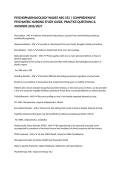 PSYCHOPHARMACOLOGY WILKES NSG 552 &vert; COMPREHENSIVE PSYCHIATRIC NURSING STUDY GUIDE&comma; PRACTICE QUESTIONS & ANSWERS 2026&sol;2027