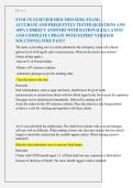 TestBank Evolve Elsevier HESI Med-Surg Exam Questions & Rationales 2026&sol;2027