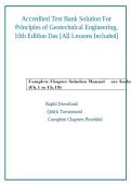 Accred&itilde;ted Test Bank Solut&itilde;on For &NewLine;Pr&itilde;nc&itilde;ples of Geotechn&itilde;cal Eng&itilde;neer&itilde;ng&comma; &NewLine;10th Ed&itilde;t&itilde;on Das &lbrack;All Lessons Included