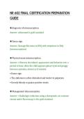 NR 602 FINAL CERTIFICATION PREPARATION&NewLine;GUIDE