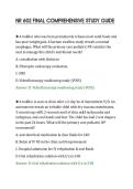 NR 602 FINAL COMPREHENSIVE STUDY GUIDE&NewLine;