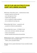 NUR 202 FLUID AND ELECTROLYTE EXAM SCRIPT WITH VERIFIED SOLUTIONS&period;pdf&NewLine;&NewLine;