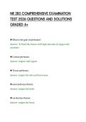 NR 283 COMPREHENSIVE EXAMINATION&NewLine;TEST 2026 QUESTIONS AND SOLUTIONS&NewLine;GRADED A&plus;
