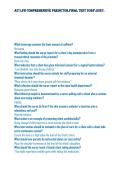 ATI LPN COMPREHENSIVE PREDICTOR&period;FINAL TEST 20262027&period;&NewLine;