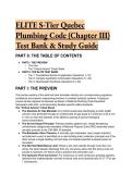 2026&sol;2027 ELITE S-Tier Quebec Plumbing Code &lpar;Chapter III&rpar; Test Bank & Study Guide&colon; Advanced Grandmaster Questions & Mentor Rationales