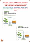 Test Bank -Applying IFRS Standards&comma; 5th Edition by Ruth Picker&comma; Leo van der Tas&comma; David Kolitz&comma; Gilad Livne&comma; Janice Loftus&comma; Miriam Koning
