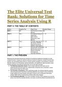 2026&sol;2027 The Elite Universal Test Bank&colon; Solutions for Time Series Analysis Using R &lpar;astsa Package & Grandmaster Synthesis&rpar;